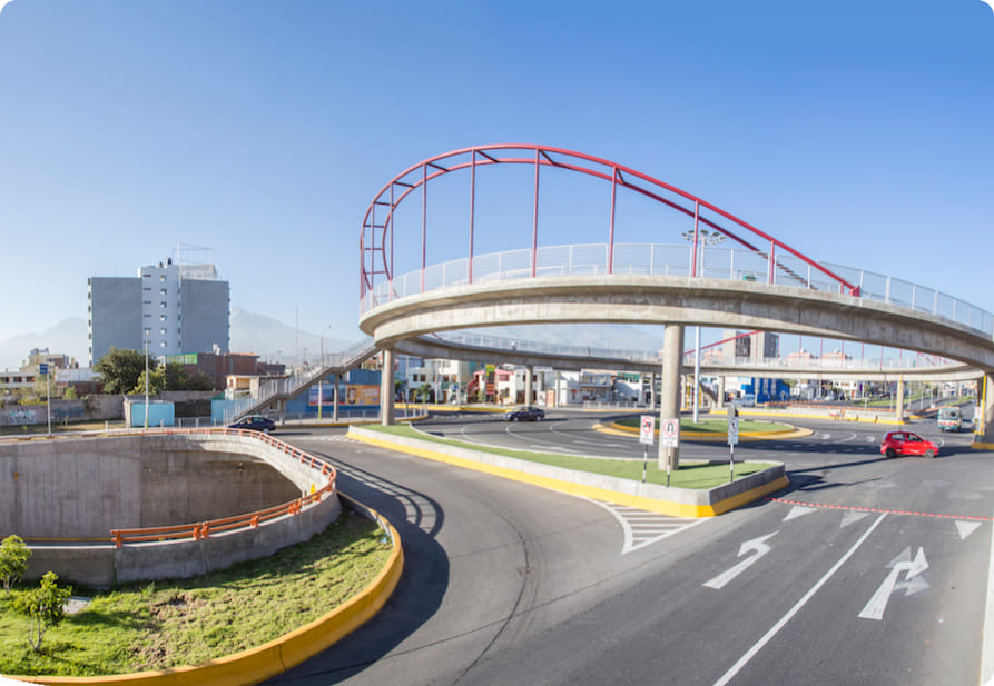 Intercambio vial Av.Dolores - Arequipa